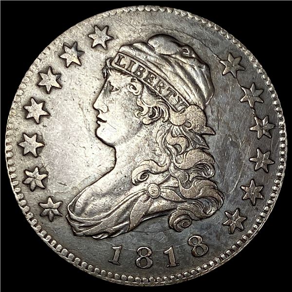 1818 Capped Bust Quarter NEARLY UNCIRCULATED