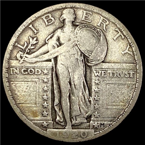 1920 Standing Liberty Quarter LIGHTLY  CIRCULATED