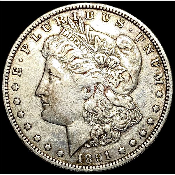 1891-O Silver Morgan Dollar NEARLY UNCIRCULATED