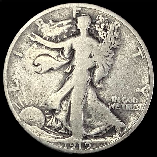 1919 Walking Liberty Half Dollar LIGHTLY  CIRCULATED