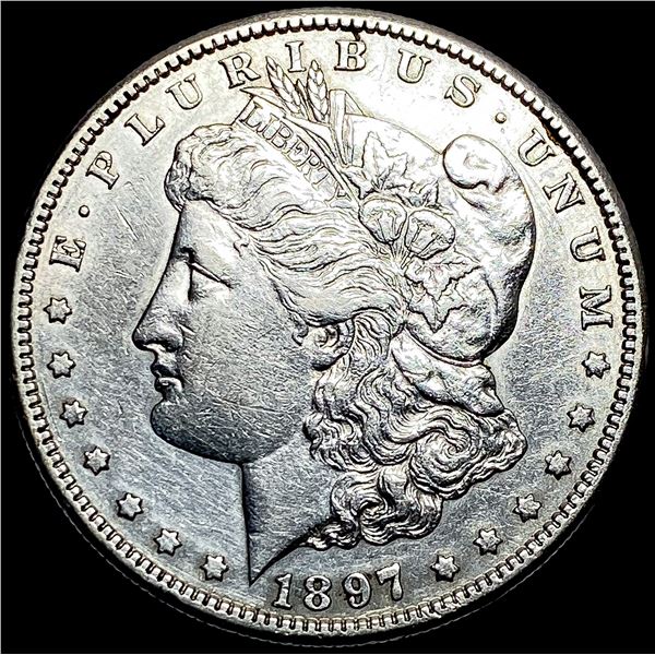 1897-S Silver Morgan Dollar CHOICE AU