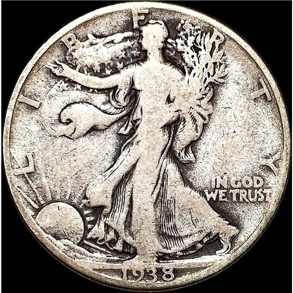 1938-D Walking Liberty Half Dollar NICELY  CIRCULATED