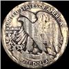Image 2 : 1921 Walking Liberty Half Dollar NICELY  CIRCULATED