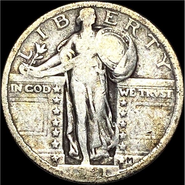 1921 Standing Liberty Quarter LIGHTLY  CIRCULATED