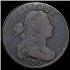 Image 1 : 1806 Copper Draped Bust Large Cent NICELY CIRCULATED