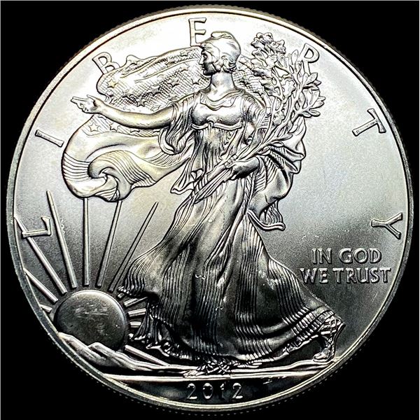 2012 1 oz Silver American Eagle $1 SUPERB GEM BU