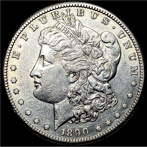 1890-S Silver Morgan Dollar CHOICE AU