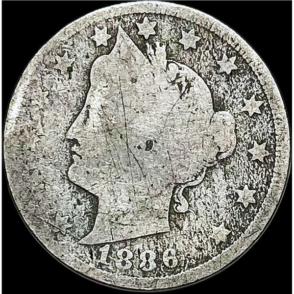 1886 Liberty Head Nickel NICELY CIRCULATED