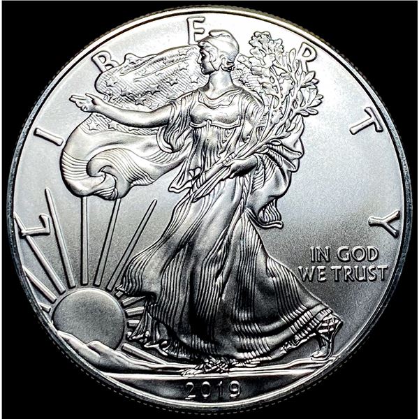 2019 1 oz Silver American Eagle $1 SUPERB GEM BU