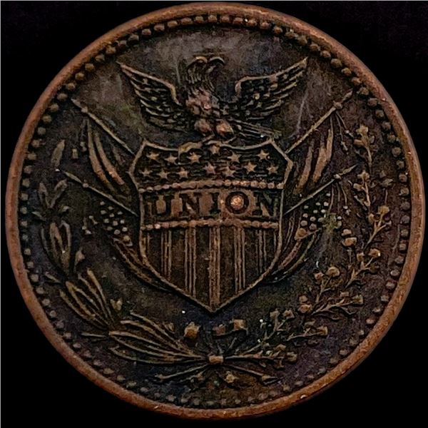 Civil War Token 1863 "Army & Navy" Copper. CLOSELY UNCIRCULATED