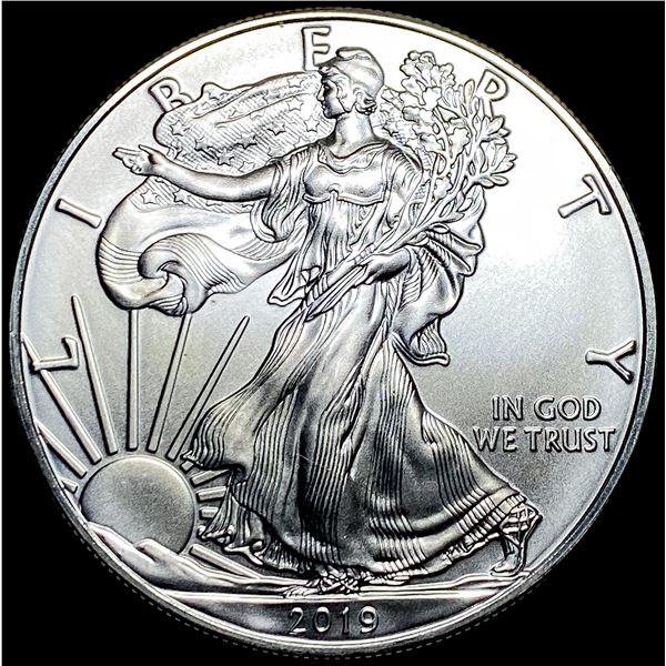 2019 1 oz Silver American Eagle $1 SUPERB GEM BU