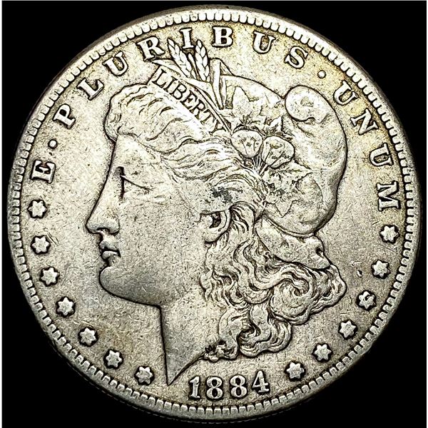 1884-S Silver Morgan Dollar LIGHTLY CIRCULATED