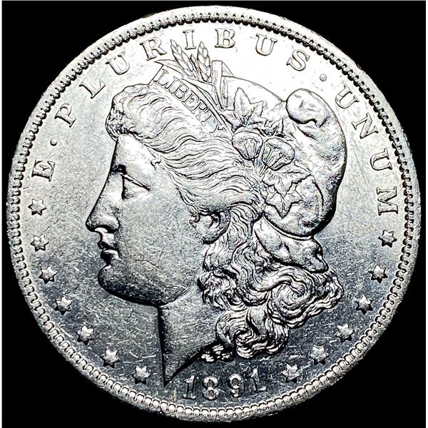 1891 Morgan Silver Dollar CLOSELY UNCIRCULATED
