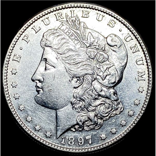 1897 Morgan Silver Dollar CLOSELY UNCIRCULATED