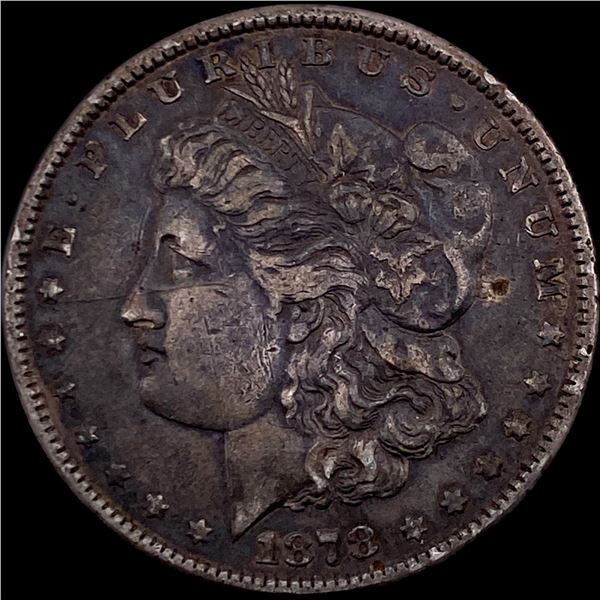 1878 Silver Morgan Dollar NEARLY UNCIRCULATED