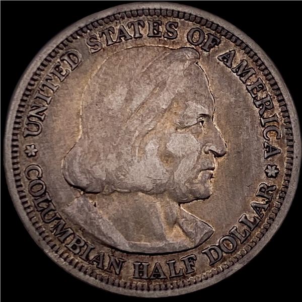 1893 Silver Columbian Half Dollar NEARLY UNCIRCULATED