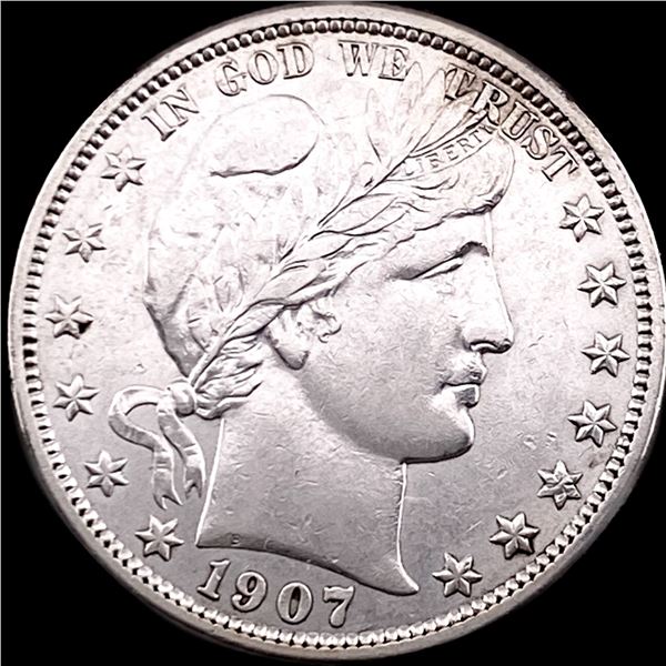 1907-O Silver Barber Half Dollar CLOSELY UNCIRCULATED