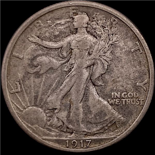 1917 Walking Liberty Half Dollar NEARLY UNCIRCULATED