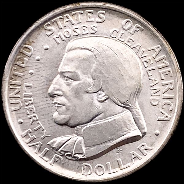 1936-D Silver Cleveland Centennial Half Dollar CHOICE BU