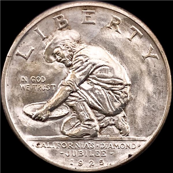 1925-S Silver California Diamond Jubilee Half Dollar UNCIRCULATED