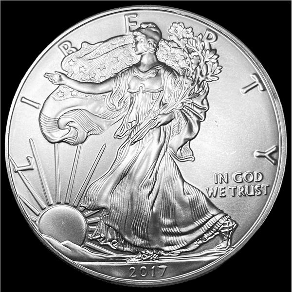 2017 1 oz Silver American Eagle $1 SUPERB GEM BU