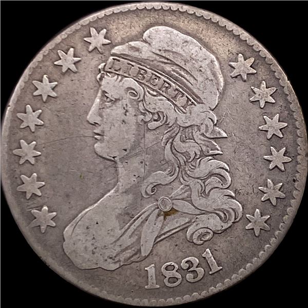 1831 Capped Bust Half Dollar LIGHTLY CIRCULATED