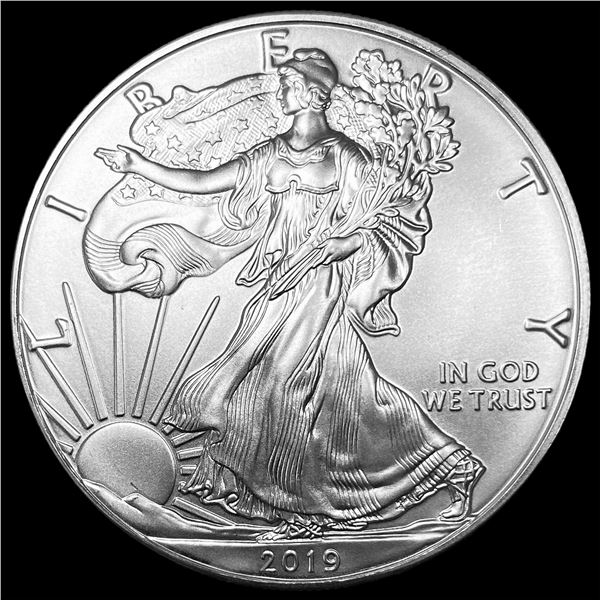 2019 1 oz Silver American Eagle $1 SUPERB GEM BU