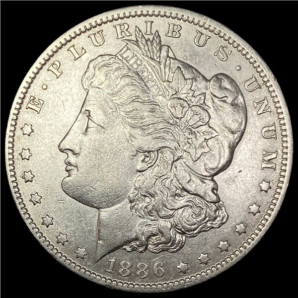 1886 Silver Morgan Dollar CLOSELY UNCIRCULATED