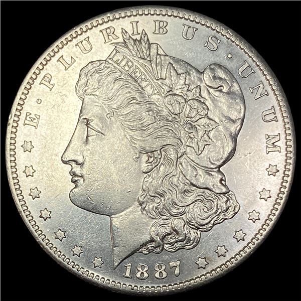 1887-S Silver Morgan Dollar CHOICE AU