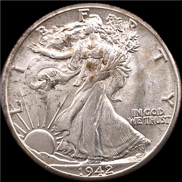 1942 Silver Half Dollar CHOICE BU
