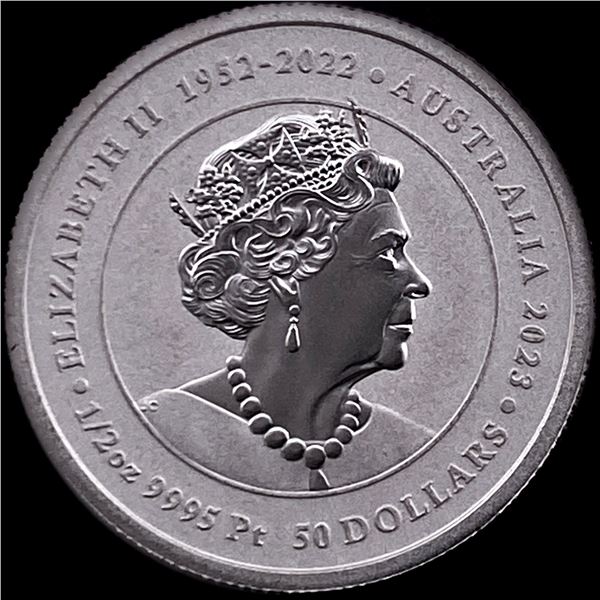 2023 Platinum 1/2 oz 50 Dollars Australia Barn Owl SUPERB GEM BU