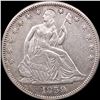 Image 1 : 1859 Seated Liberty Half Dollar CLOSELY UNCIRCULATED