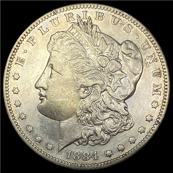 1884-S Silver Morgan Dollar CLOSELY UNCIRCULATED