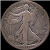 Image 1 : 1916 Walking Liberty Half Dollar NICELY CIRCULATED