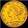 Image 1 : 1895 Liberty Head Half Eagle $5 Gold CLOSELY UNCIRCULATED