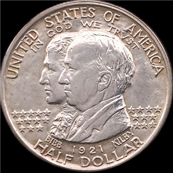 1921 Silver Half Dollar Alabama Centennial CLOSELY UNCIRCULATED