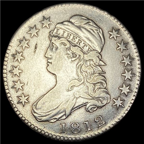 1812 Capped Bust Half Dollar CLOSELY UNCIRCULATED