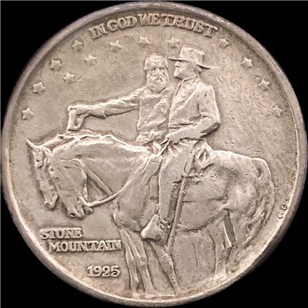 1925 Stone Mountain Silver Half Dollar NEARLY UNCIRCULATED