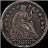 Image 1 : 1853 Arrows Seated Liberty Half Dime LIGHTLY CIRCULATED
