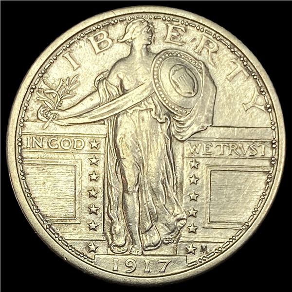 1917 Type 1 Standing Liberty Quarter CLOSELY UNCIRCULATED