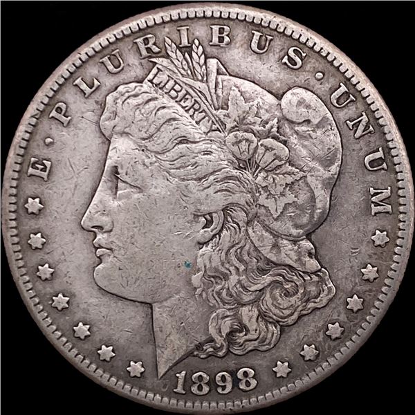 1898 Silver Morgan Dollar LIGHTLY CIRCULATED