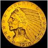 Image 1 : 1910 Indian Head Half Eagle $5 Gold CLOSELY UNCIRCULATED