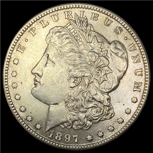 1897-S Silver Morgan Dollar CLOSELY UNCIRCULATED