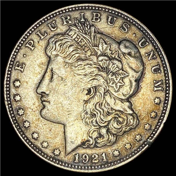 1921 Silver Morgan Dollar NEARLY UNCIRCULATED