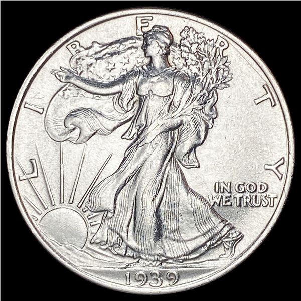 1939 Silver Half Dollar Walking Liberty CLOSELY UNCIRCULATED
