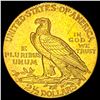 Image 2 : 1914-D Gold Indian Head Quarter Eagle $2.50 CLOSELY UNCIRCULATED