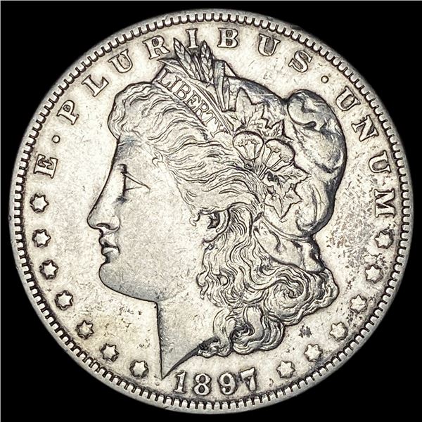 1897 Morgan Silver Dollar CLOSELY UNCIRCULATED