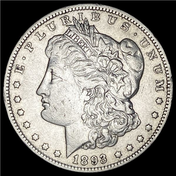 1893 Morgan Silver Dollar NEARLY UNCIRCULATED