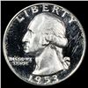 Image 1 : 1953 Washington Silver Quarter CHOICE PROOF