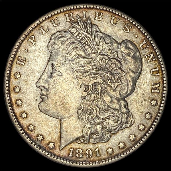 1891 Morgan Silver Dollar CHOICE AU
